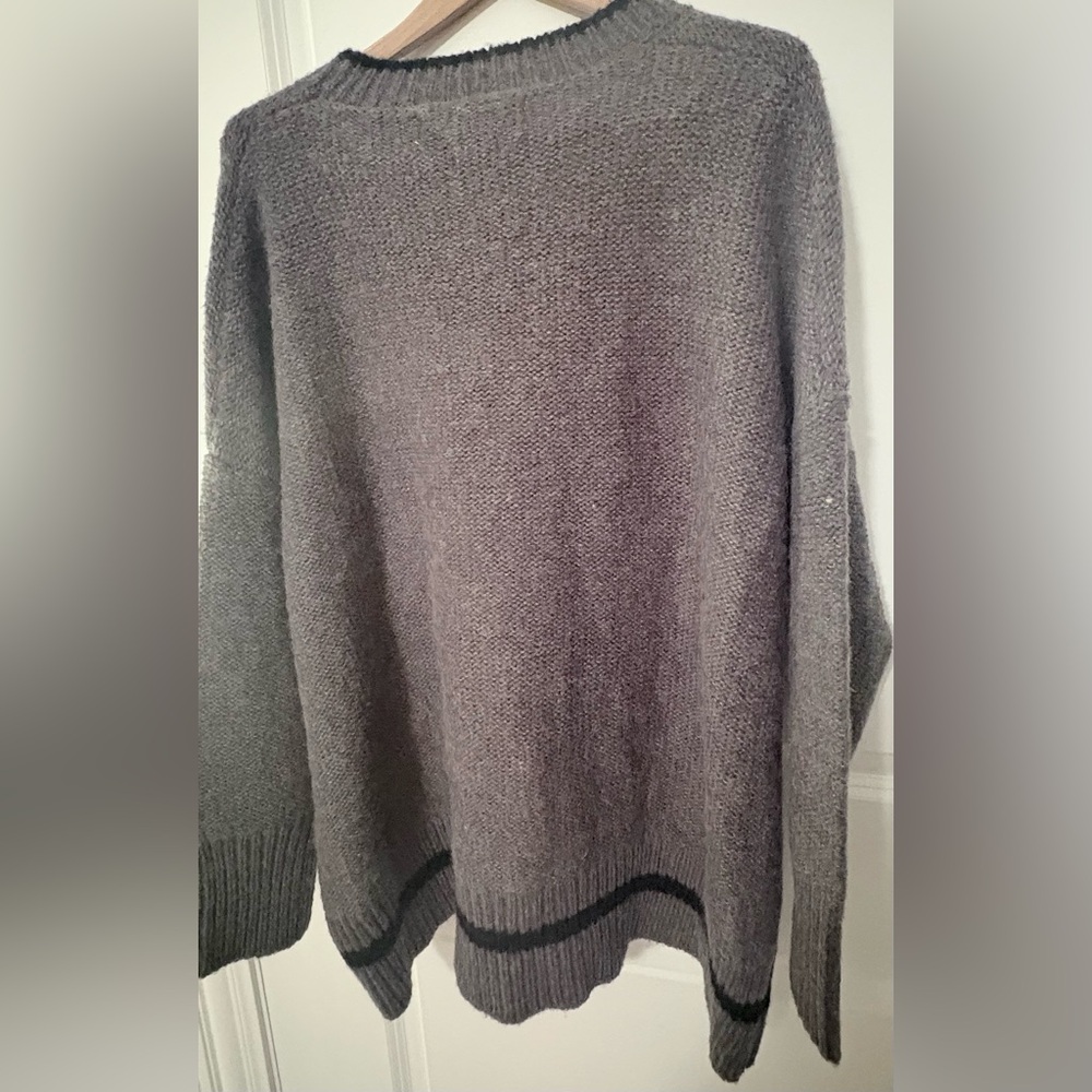 NWT Graphic Zara Knit x Peanuts Woodstock oversized knit sweater-repaired - Picture 4 of 15